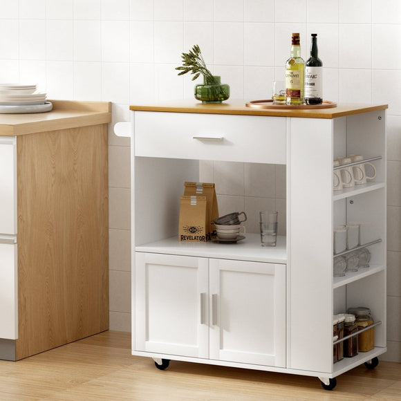 Artiss Kitchen Island Trolley Rolling Serving Cart - RnR Galore