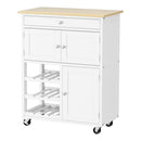 Artiss Kitchen Island Trolley Rolling Serving Cart Storage Cart Drawer Cupboard - RnR Galore