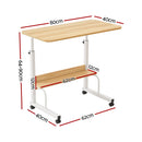 Artiss Laptop Desk Portable Sit Stand Desks Height Adjustable Workstation 80CM - RnR Galore