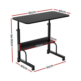 Artiss Laptop Desk Portable Sit Stand Desks Height Adjustable Workstation 80CM - RnR Galore