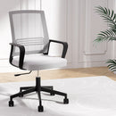 Artiss Mesh Office Chair Computer Gaming Desk Chairs Work Study Mid Back Grey - RnR Galore