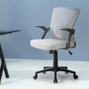 Artiss Mesh Office Chair Mid Back Grey - RnR Galore