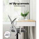 Artiss Mesh Office Chair Mid Back Grey - RnR Galore