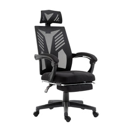 Artiss Mesh Office Chair Recliner Black - RnR Galore