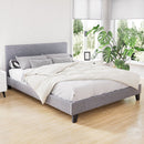 Artiss Neo Bed Frame Fabric - Grey Double - RnR Galore