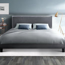 Artiss Neo Bed Frame Fabric - Grey Double - RnR Galore