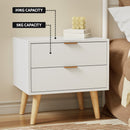 Artiss Queen Bed Frame Bedside Table Set Gas Lift Storage Base with Boucle Fabric Upholstered Headboard 2 Drawer Nightstand for Bedroom Furniture - RnR Galore