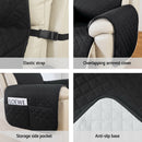 Artiss Recliner Chair Cover 100% Water Resistant Black - RnR Galore