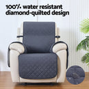 Artiss Recliner Chair Cover 100% Water Resistant Grey - RnR Galore