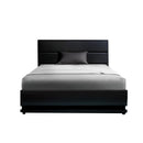 Artiss RGB LED Bed Frame King Single Size Gas Lift Base Storage Leather LUMI - RnR Galore