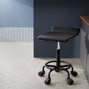 Artiss Salon Stool Square Swivel Chair Black - RnR Galore