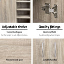 Artiss Shoe Rack Cabinet 21 Pairs Adjustable Shelves Pine Clair - RnR Galore