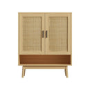 Artiss Shoe Rack Cabinet Rattan 5 - tier 20 Pairs Dani - RnR Galore