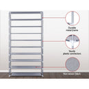 Artiss Shoe Rack Cabinet Stackable 10 - Tier Grey - RnR Galore