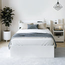 Artiss Single Bed Frame with Charging Ports and Bedside Table - RnR Galore