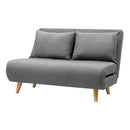 Artiss Sofa Bed 2 Seater Convertible Couch Recliner Lounge Chair Linen - RnR Galore