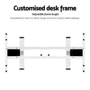 Artiss Standing Desk Frame Only Dual Motor Motorised White - RnR Galore