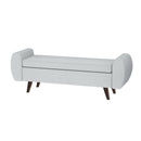 Artiss Storage Ottoman Blanket Box Armrest 140cm Grey - RnR Galore