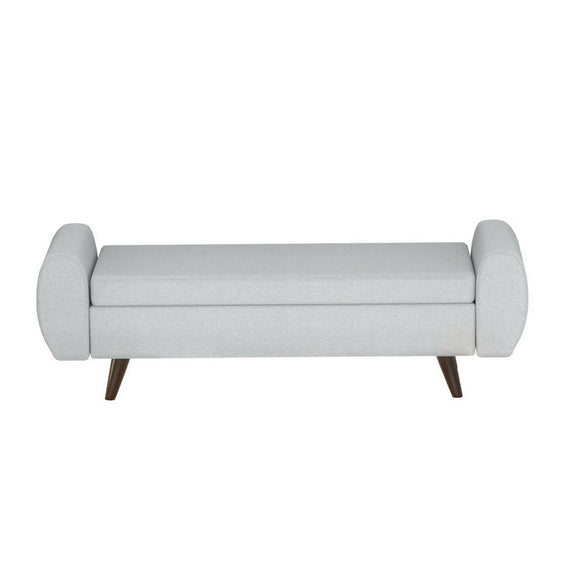 Artiss Storage Ottoman Blanket Box Armrest 140cm Grey - RnR Galore