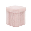 Artiss Storage Ottoman Foot Stool Foldable Pink - RnR Galore