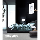 Artiss Tino Bed Frame Queen Size Charcoal Fabric - RnR Galore