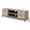 Artiss TV Cabinet Entertainment Unit 132cm Pine Tania - RnR Galore