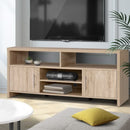 Artiss TV Cabinet Entertainment Unit 140cm Oak Ken - RnR Galore