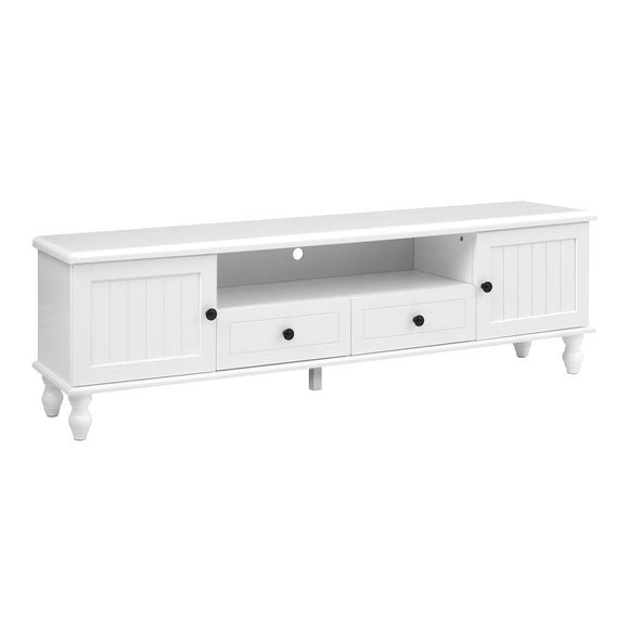 Artiss TV Cabinet Entertainment Unit 160cm White Kubi - RnR Galore