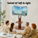 Artiss TV Stand 32 - 70" Wooden Tray Swivel Height Adjustable - RnR Galore