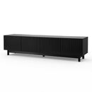 Artiss TV Unit Entertainment Unit Storage Cabinet 180cm Black - RnR Galore
