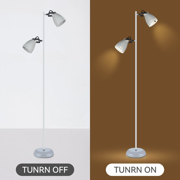 Audrey Floor Lamp - White - RnR Galore