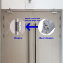 Auto Commercial Door Closers Hydraulic Door Closer for Home Commercial Door 45 - 60kg - RnR Galore