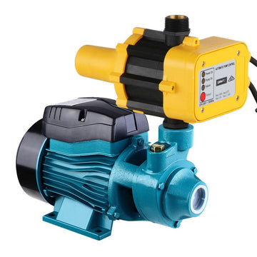 Auto Peripheral Water Pump Clean Electric Garden Farm Rain Tank Irrigation QB60 Yellow - RnR Galore