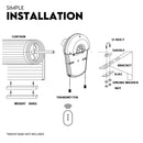 Automatic Roller Door Opener Garage Powerful 1200N Motor Garage 22m2; Rolling AU - RnR Galore