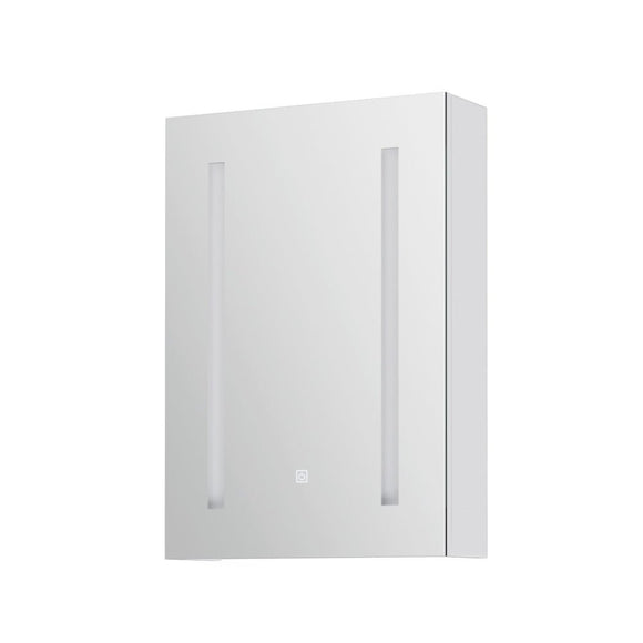 Bathroom Mirror Cabinet LED 500x720mm Medicine Wall Storage - RnR Galore