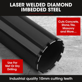 Baumr - AG Diamond Core Drill Bit 127mm Concrete Wet Dry Tile Stone Brick Marble 1 - 1/4 UNC - RnR Galore