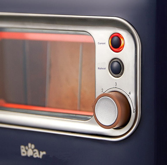 BEAR Double Slots Bread Toaster With Glass Window DSL - C02X1 - RnR Galore