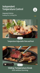 BEAR Multi - functional 2 - in - 1 Cooking Hot Pot And Griddle Barbecue Machine DKL - C15L1 - RnR Galore