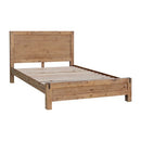 Bed Frame King Size in Solid Wood Veneered Acacia Bedroom Timber Slat in Oak - RnR Galore
