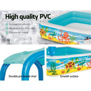 Bestway Kids Pool 140x140x114cm Inflatable Swimming w/ Canopy Play Pools 265L - RnR Galore