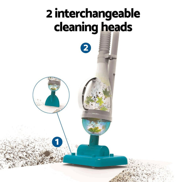 Bestway Pool Cleaner 2 Cleaning Heads Vacuum 6m Hose 1.9m Aluminium Pole - RnR Galore