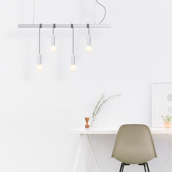 Bikkel 4 Lights Pendant Light - White - RnR Galore