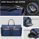 Black 45L Garment Duffel Bag - Men's Travel Suit Bag - Carry On Weekender - RnR Galore