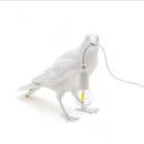 Black Bird Right Wall Lamp Nordic Resin Bird Wall Lamp - Creative Animal Bedside Decorative USB Night Light, Stylish Bird Perched Lamp for Bedroom and Living Room - RnR Galore