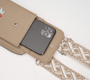 Black Chic Floral Embroidered 2 - in - 1 Crossbody Phone Bag with Coin Purse - RnR Galore