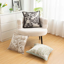 Black Elegant Black & White Tree Print Cushion Cover - Modern Home Decor - RnR Galore