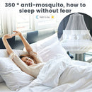 Black Hanging Princess Bed Canopy Mosquito Net - Dome Bedding for Dorm Rooms & Bedrooms (Fits 1.5m - 1.8m Beds) - RnR Galore