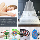 Black Hanging Princess Bed Canopy Mosquito Net - Dome Bedding for Dorm Rooms & Bedrooms (Fits 1.5m - 1.8m Beds) - RnR Galore