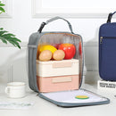 Black Insulated Lunch Bag with Shoulder Strap - Portable & Large Capacity Thermal Bento Tote - RnR Galore