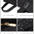 Black New Large Capacity Tote Bag - Fashionable Quilted Women's Shoulder Bag and Laptop Bag - RnR Galore